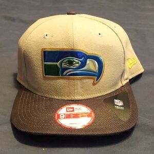 Throwback Metalic Logo Seattle Seahawks Hat